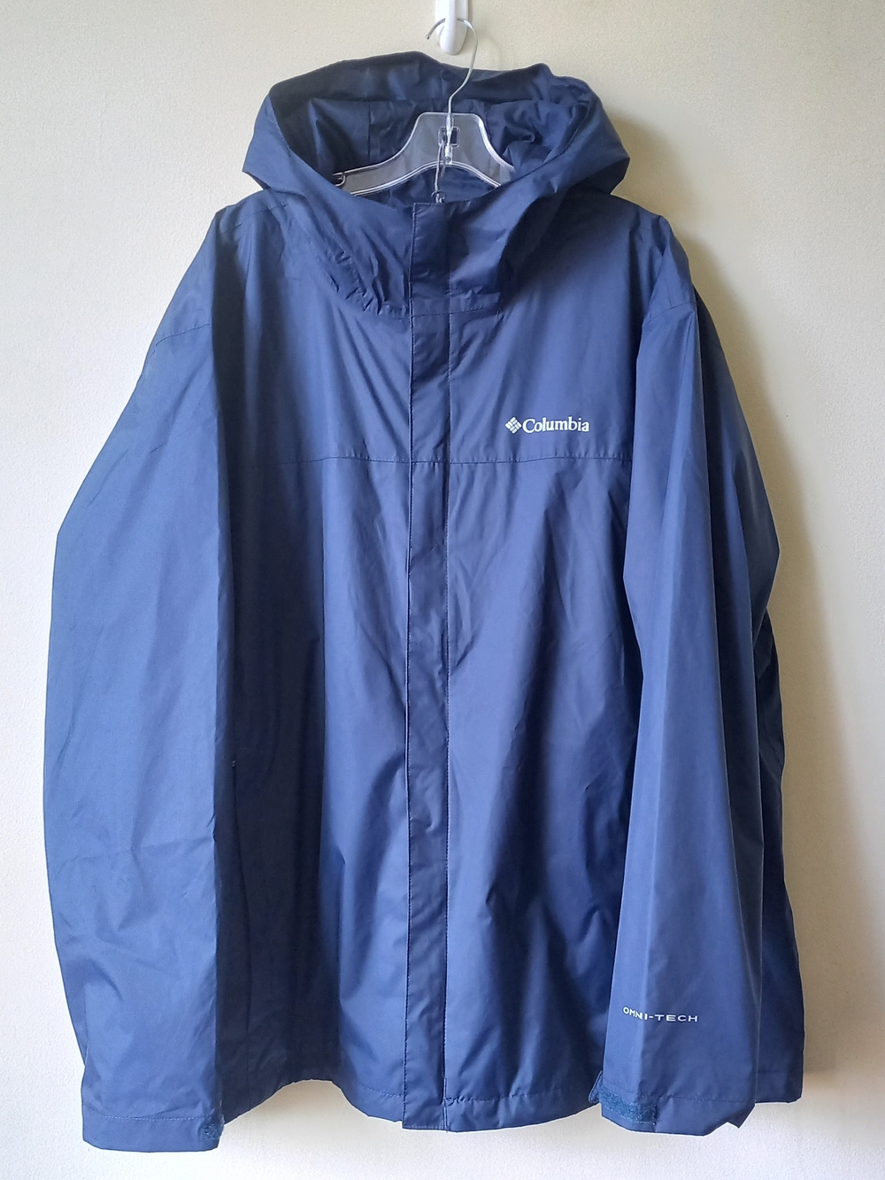 Columbia Rain Jacket Water Resistant Performance Light Weight Hooded